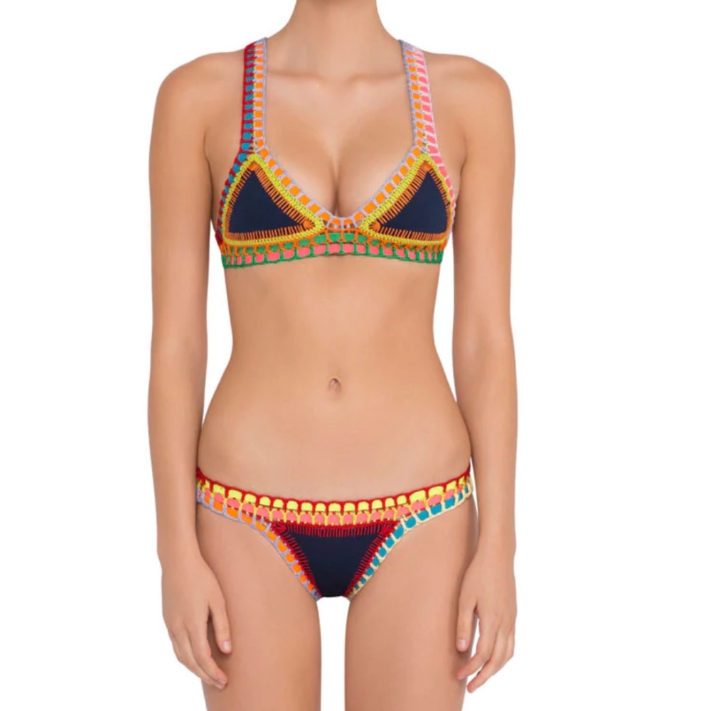 KIINI Tasmin Navy Bikini (top and bottom) Size L